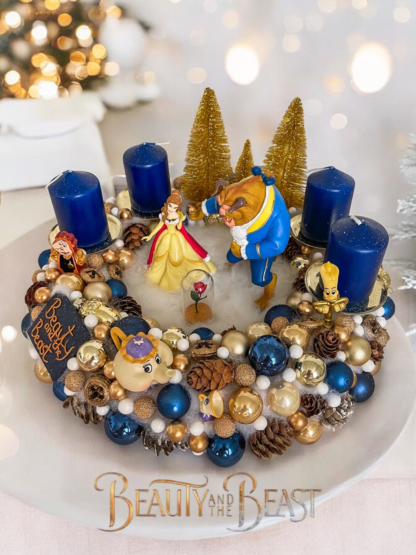 Beauty and the Beast Adventskranz