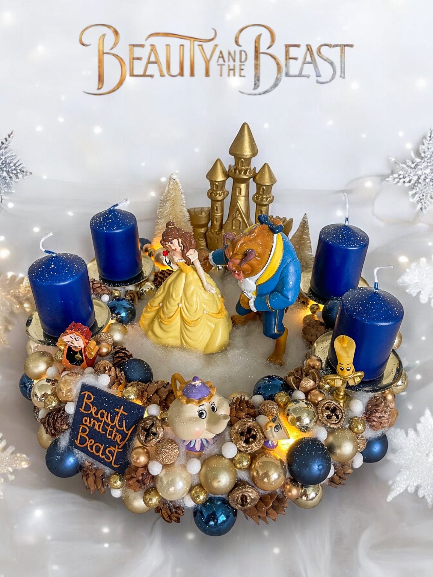 Beauty and the Beast Adventskranz
