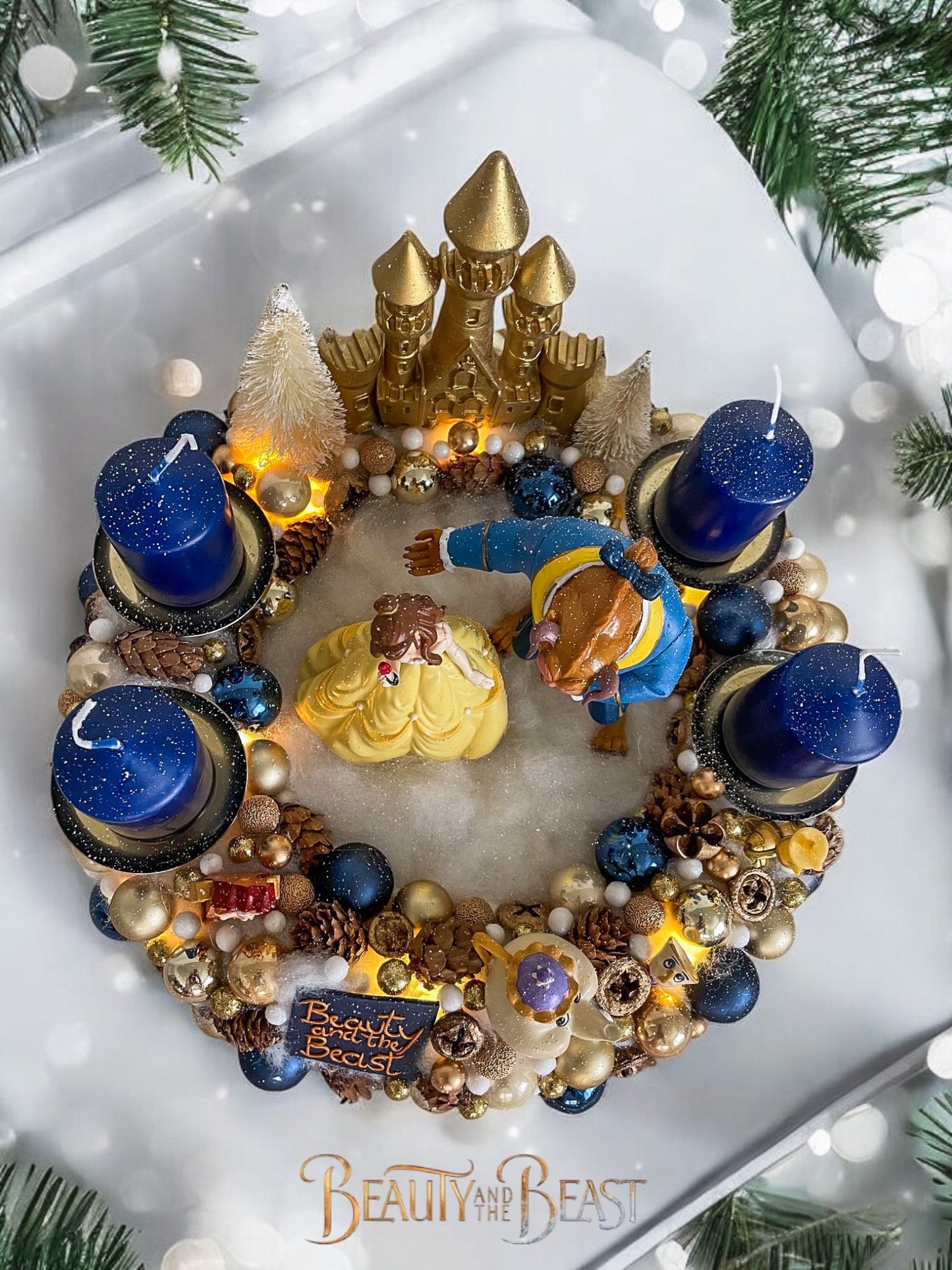 Beauty and the Beast Adventskranz