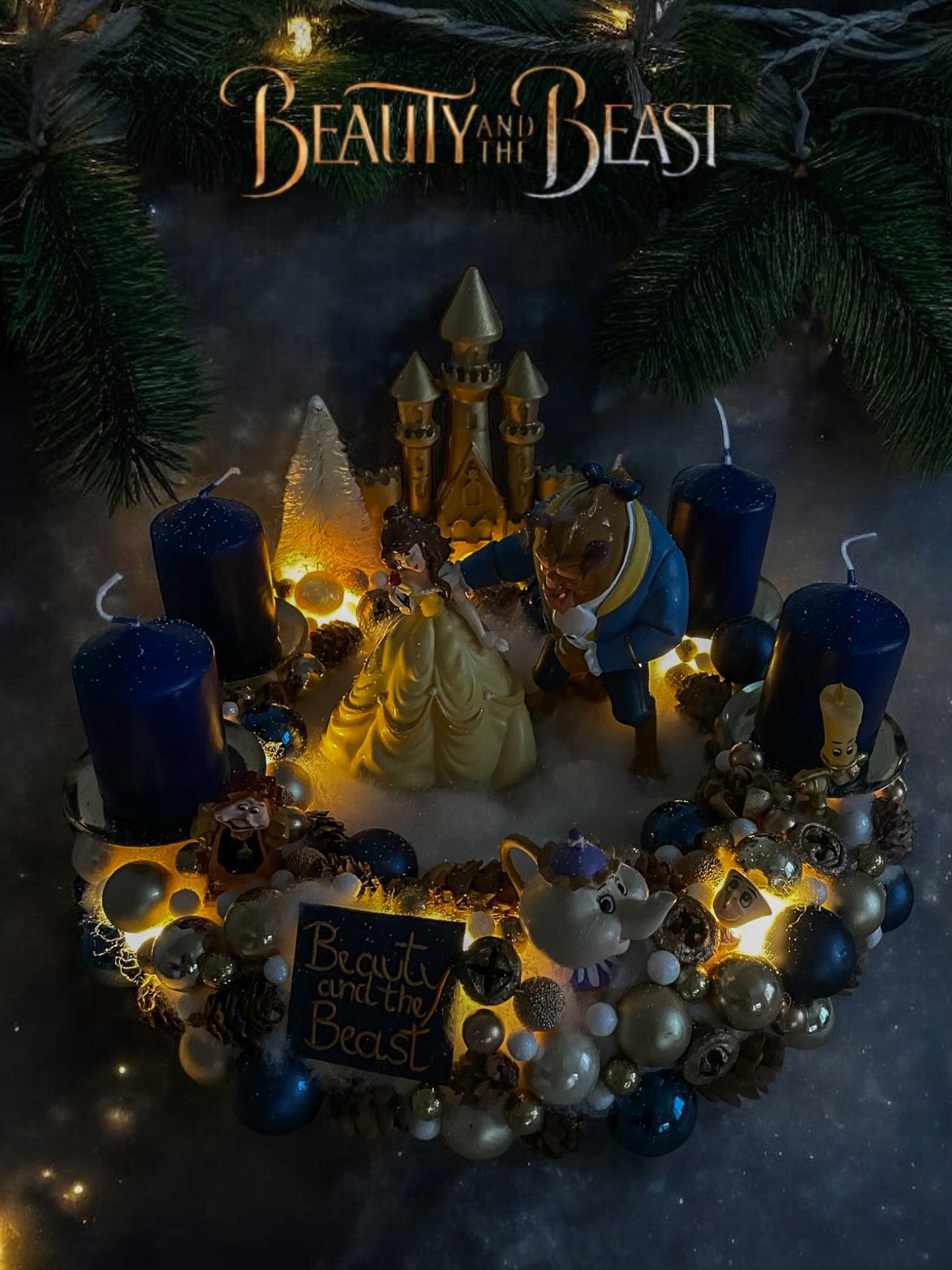 Beauty and the Beast Adventskranz