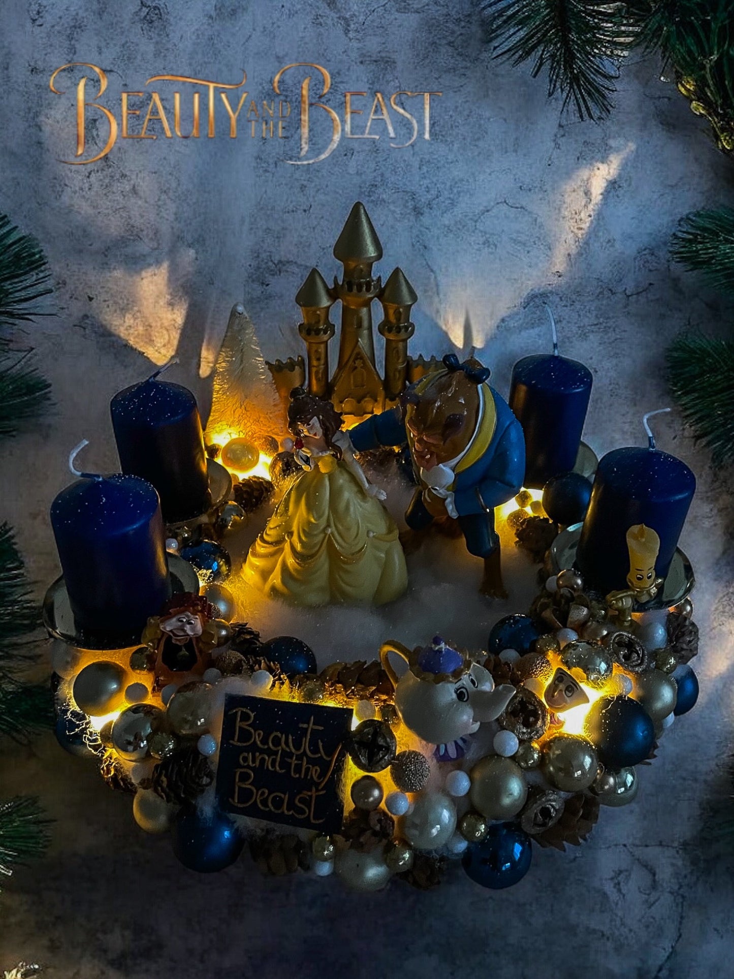 Beauty and the Beast Adventskranz