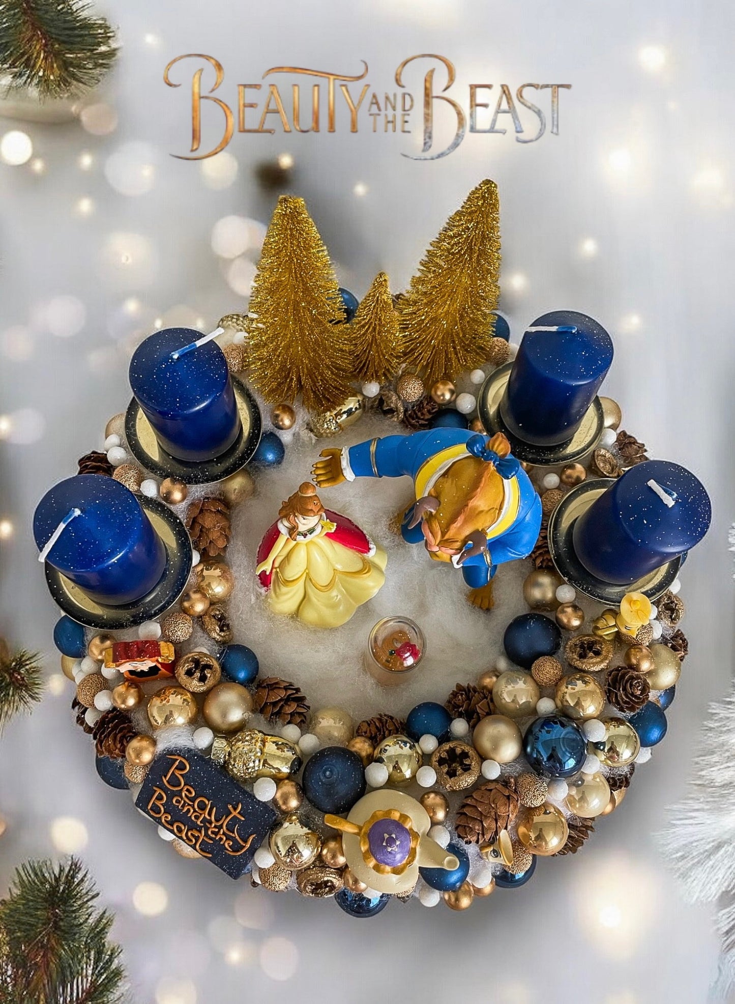 Beauty and the Beast Adventskranz