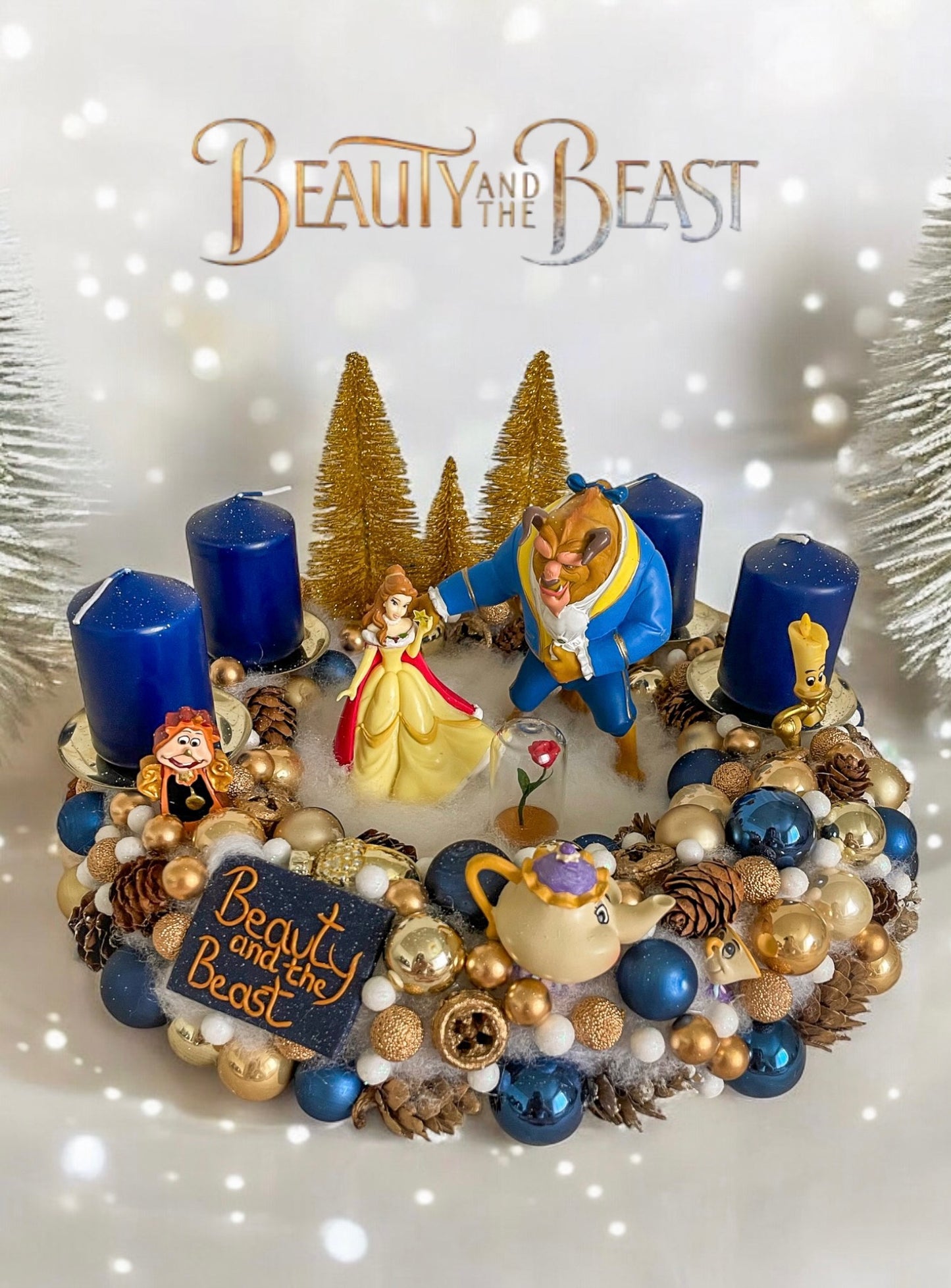 Beauty and the Beast Adventskranz