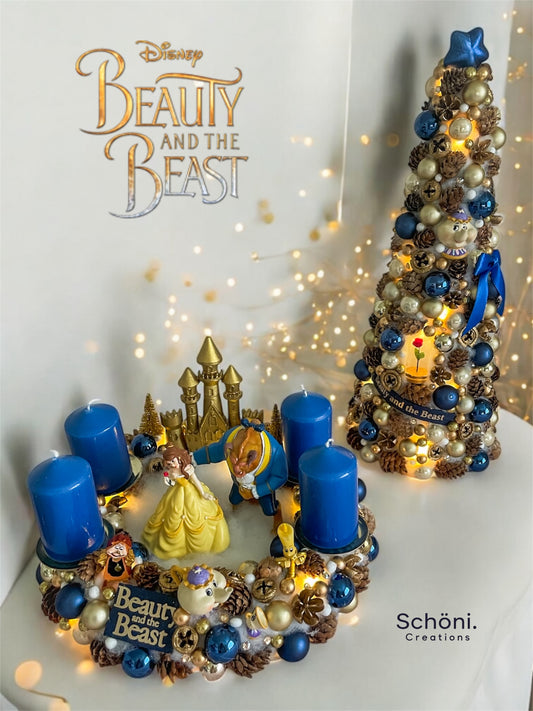 Handgemachtes Beauty and the Beast Advents-Set